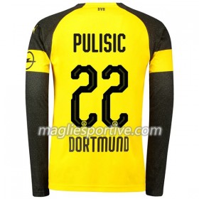 Completo Calcio Borussia Dortmund Pulisic 22 Divisa Prima 2018/2019 ML